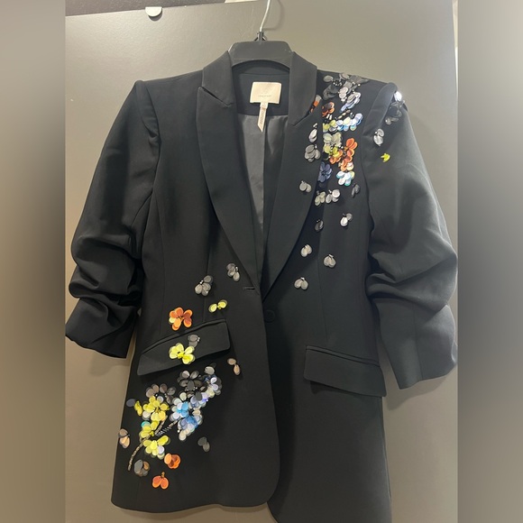 Cinq à Sept sequin blazer - Picture 1 of 8
